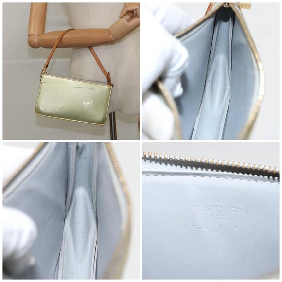 LOUIS VUITTON Monogram Vernis Lexington Accessory Pouch Gris - Picture 15 of 15